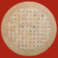 Piastrella antica in maiolica (lavorazioni) 32