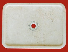 Piastrella antica in maiolica (lavorazioni) 186