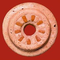 Piastrella antica in maiolica (lavorazioni) 199